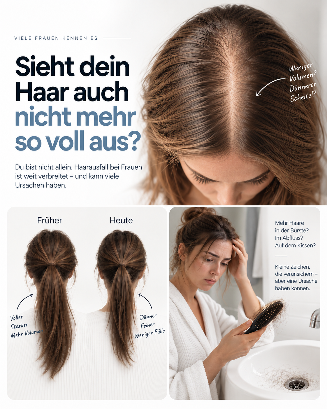 Haardichte Kupferpeptid-Kopfhautkur für Frauen